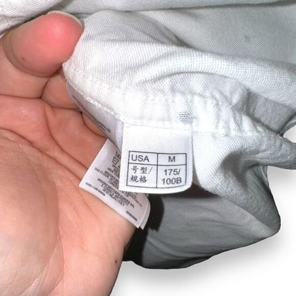 Brooks Brothers White Micro Palm Print Regent Oxford Shirt M - Picture 7 of 8